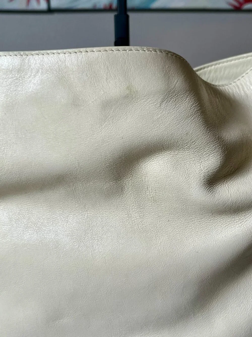 Gucci Tom Ford Vintage Y2K Bamboo Cream Calf Leather Hobo